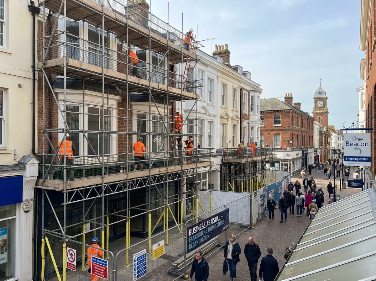 Town Centre & Commercial - Colossus Scaffolding