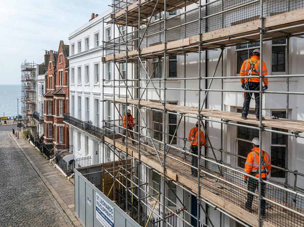 St Leonards Developments - Colossus Scaffolding