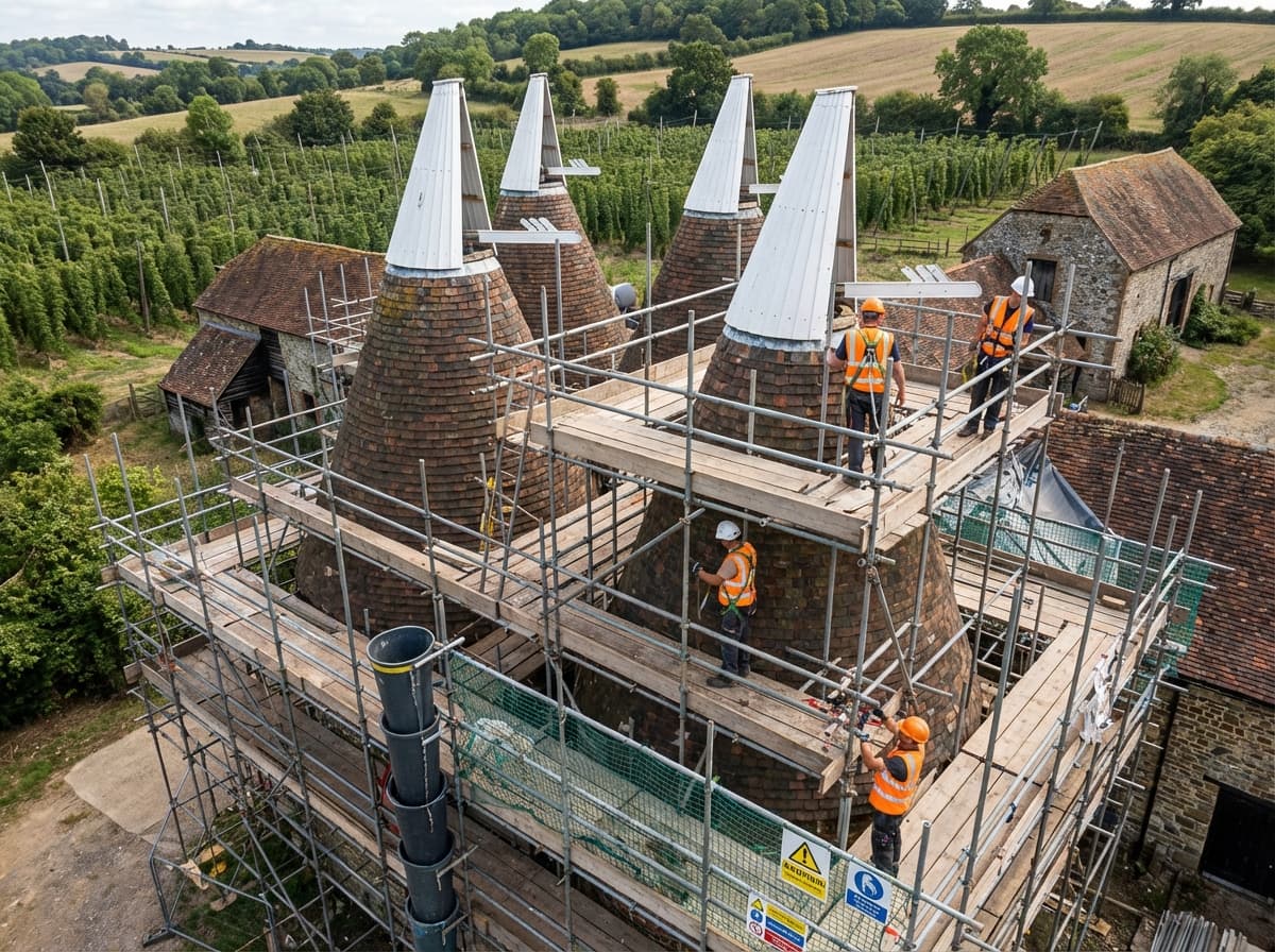 Oast Houses & Rural - Colossus Scaffolding