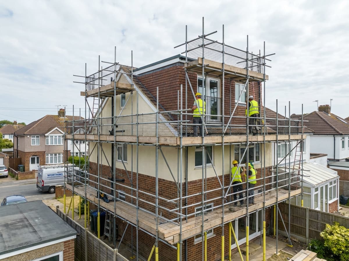 Residential Extensions - Colossus Scaffolding
